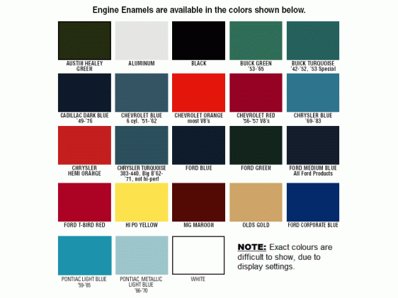 Car Engine Paint Colors RUST OLEUM® 248903 12 Ounce Flat Black Engine